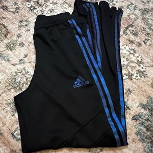 Black adidas joggers